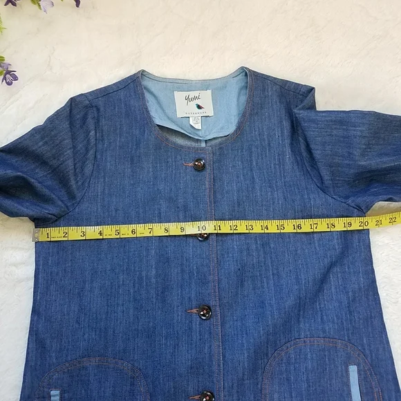 Yumi Outerwear Denim Coat - Picture 3 of 7